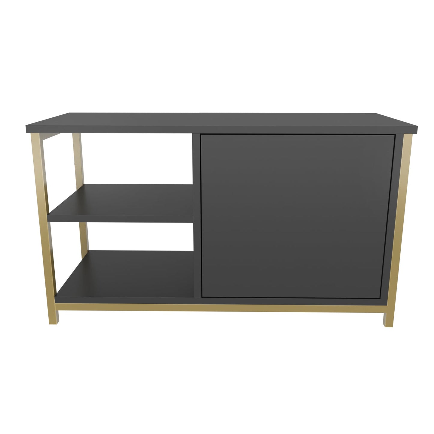 Muskegon TV Unit - Gold -Anthrac?te by DECOROTIKA | Souqify