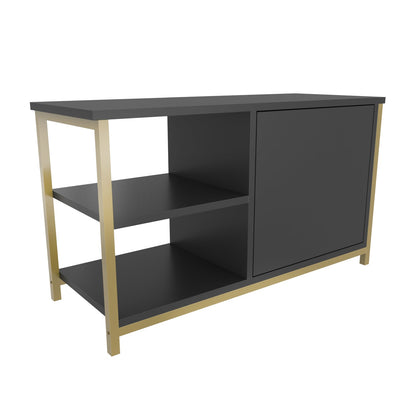 Muskegon TV Unit - Gold -Anthrac?te by DECOROTIKA | Souqify