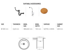 N002 INSET SERIES SINGLE BOWL KITCHEN SINK by Maykromluks | Souqify