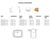 N003 INSET SERIES SINGLE BOWL KITCHEN SINK by Maykromluks | Souqify