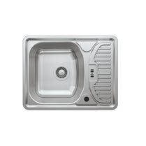 N005 INSET SERIES SINGLE BOWL KITCHEN SINK by Maykromluks | Souqify