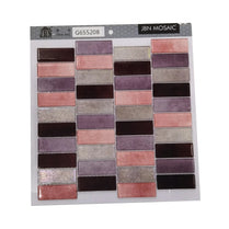 Newly Designed Pink Purple Mixed With Fine Sparkling Mosaic Decorative Glass Mosaic Tile For Building Material by Vivid Tiles | Souqify