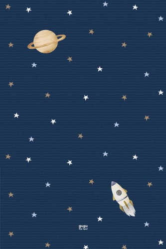 Nighty Space Big rubber mat Rectangular mat. Dimensions: 118cm x 180cm x 4mm by Dinkids-Gugu the Hero | Souqify