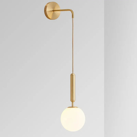 Nordic bedroom bedside wall lamp modern living room background decoration aisle corridor wall lamp creative mirror front lamp by Zhongsan | Souqify
