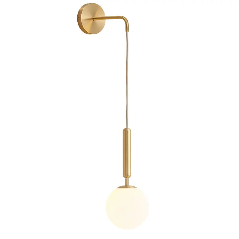 Nordic bedroom bedside wall lamp modern living room background decoration aisle corridor wall lamp creative mirror front lamp by Zhongsan | Souqify