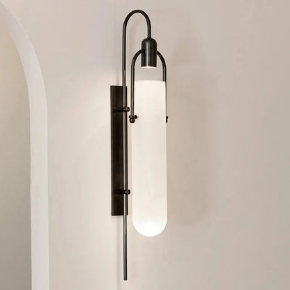 Nordic creative glass wall lamp postmodern bedside decoration designer background wall aisle personality simple art lamp by Zhongsan | Souqify