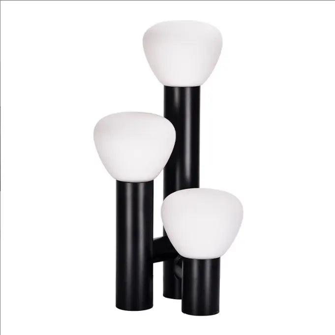 Nordic creative minimalist designer model room hotel living room bedroom children's room study color three-headed table lamp by Zhongsan | Souqify
