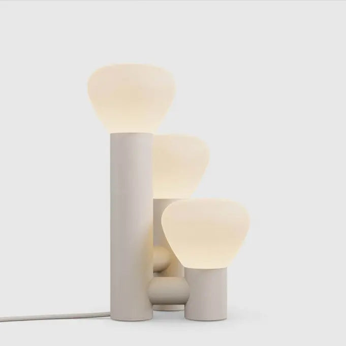 Nordic creative minimalist designer model room hotel living room bedroom children's room study color three-headed table lamp by Zhongsan | Souqify