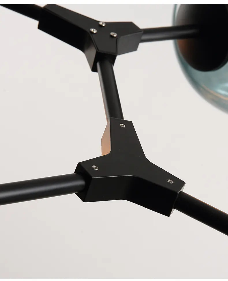 Nordic Designer Chandelier Simple Modern Art Creative Personality Ceiling Pendant Lamp Iron Home Decoration Light Fixture by Zhongsan | Souqify