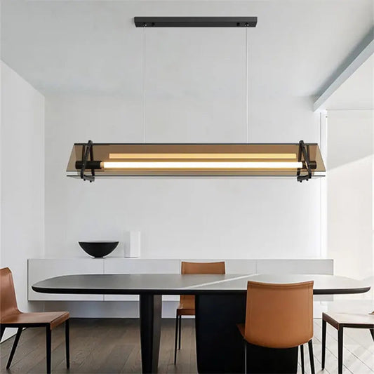 Nordic Dining Table Glass Led Pendant Lights Retro Loft Restaurant Coffee Shop Bar Decor Hanging Light Fixtures by Zhongsan | Souqify