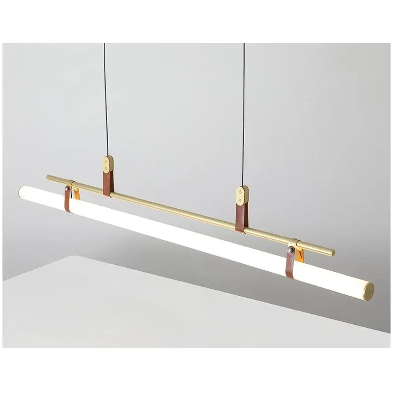 Nordic Dining Table Restaurant Hanging Lights Minimalist Dining Room Led Pendant Lights Modern Minimalist Tube Line Pendant Lamp by Zhongsan | Souqify