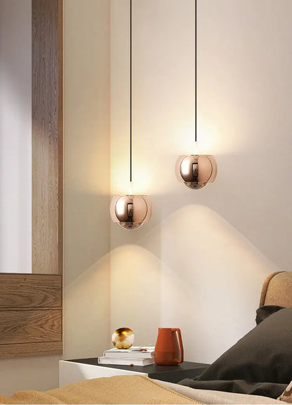 Nordic LED Bedroom Chandelier Modern Gold Black Pendant Lights Telescopic Wire Dining Room Restaurant Bar Decor Hanging Lamp by Zhongsan | Souqify