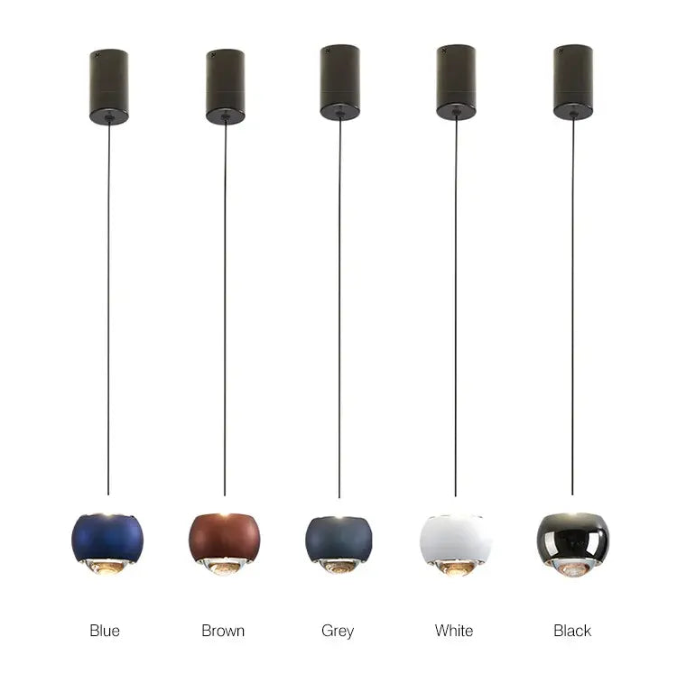 Nordic LED Bedroom Chandelier Modern Gold Black Pendant Lights Telescopic Wire Dining Room Restaurant Bar Decor Hanging Lamp by Zhongsan | Souqify