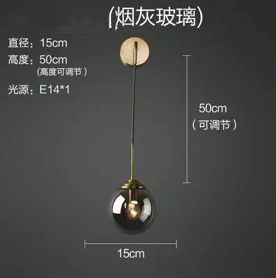 Nordic living room wall lamp bedside personality magic bean molecular lamp creative aisle bedroom wLED all lamp by Zhongsan | Souqify