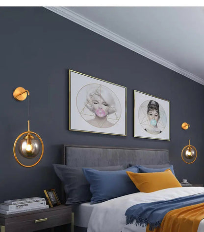 Nordic living room wall lamp bedside personality magic bean molecular lamp creative aisle bedroom wLED all lamp by Zhongsan | Souqify