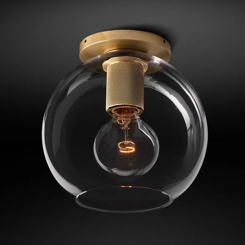 Nordic minimalist corridor aisle stairwell mini ceiling lamp designer creative personality glass ceiling lamp by Zhongsan | Souqify