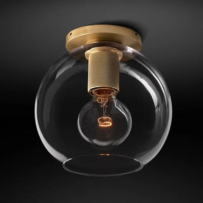 Nordic minimalist corridor aisle stairwell mini ceiling lamp designer creative personality glass ceiling lamp by Zhongsan | Souqify