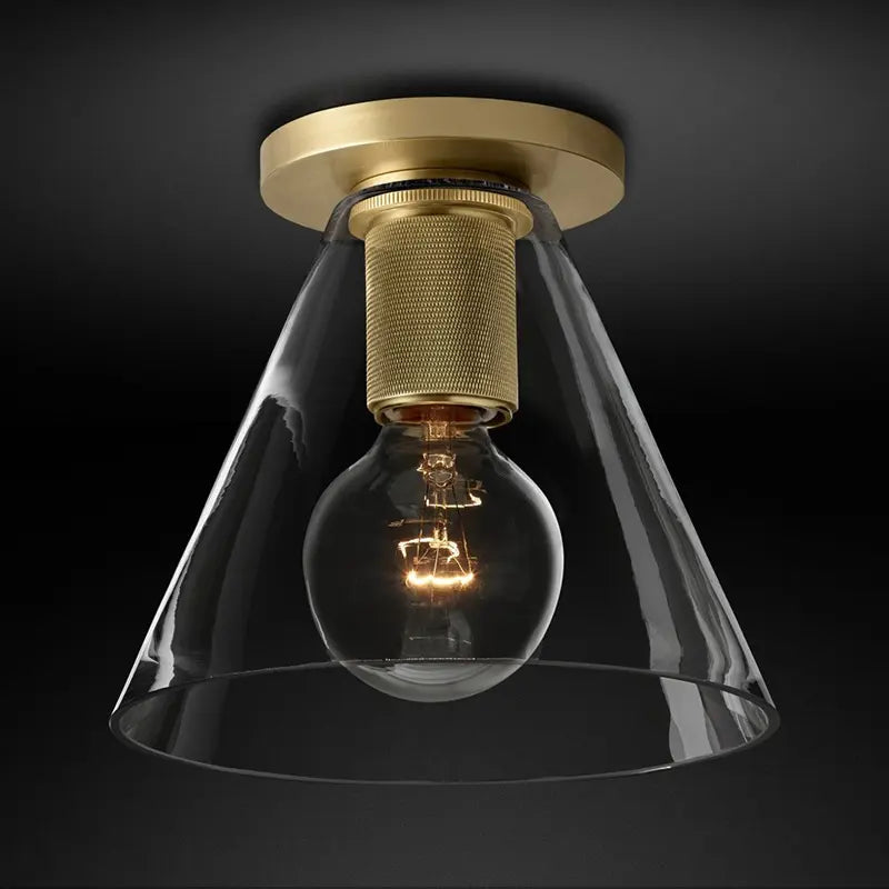 Nordic minimalist corridor aisle stairwell mini ceiling lamp designer creative personality glass ceiling lamp by Zhongsan | Souqify