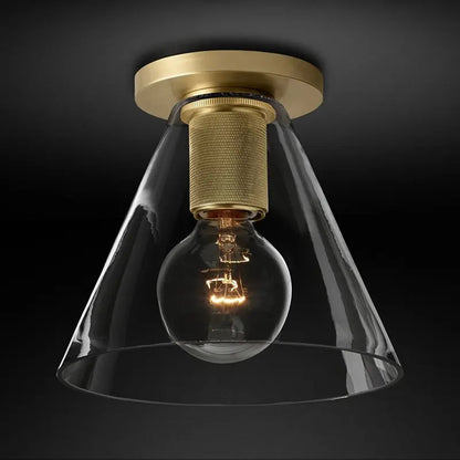 Nordic minimalist corridor aisle stairwell mini ceiling lamp designer creative personality glass ceiling lamp by Zhongsan | Souqify