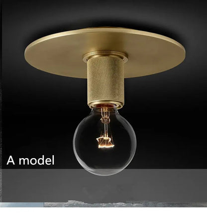 Nordic minimalist corridor aisle stairwell mini ceiling lamp designer creative personality glass ceiling lamp by Zhongsan | Souqify