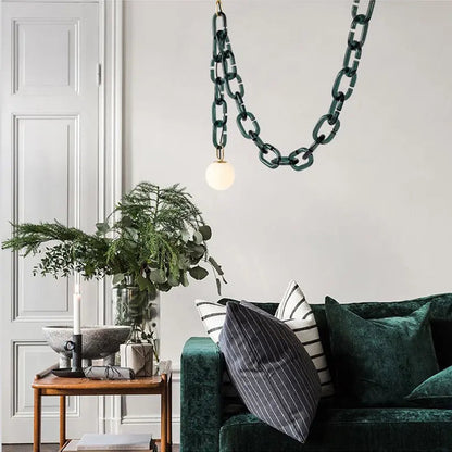 Nordic Minimalist Glass Ball Creative Living Room Pendant Lights Personality Net Red Ins Style Living Room Clothing Store Restau by Zhongsan | Souqify