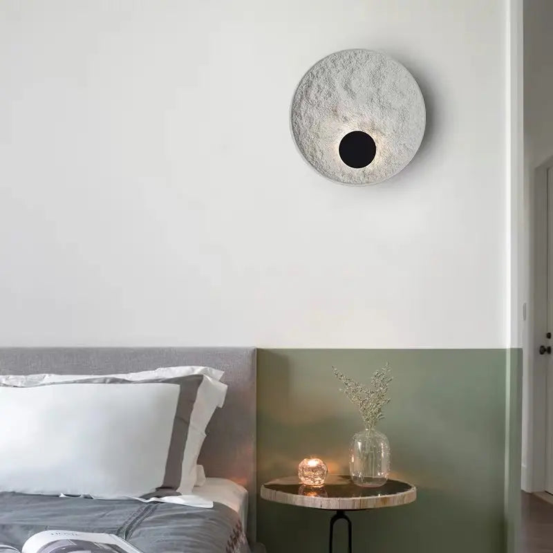 Nordic minimalist shell light luxury bedroom bedside living room decoration wall lamp designer background wall lamp by Zhongsan | Souqify