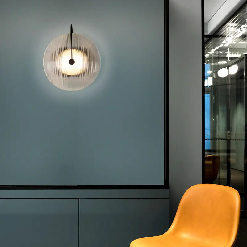 Nordic modern creative glass living room wall lamp art bedside LED bedroom sofa model room wall lamp by Zhongsan | Souqify