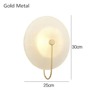 Nordic modern creative glass living room wall lamp art bedside LED bedroom sofa model room wall lamp by Zhongsan | Souqify