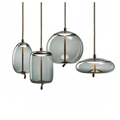 Nordic Modern Globe Industrial Decor LED Lighting Fixtures For Kitchen Restaurant Hanging Pendant Light Glass Chandelier by Zhongsan | Souqify