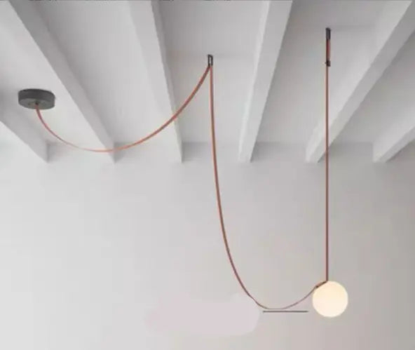 Nordic modern minimalist duplex building lotf stairwell wabi-sabi style designer villa belt living room dining room chandelier by Zhongsan | Souqify