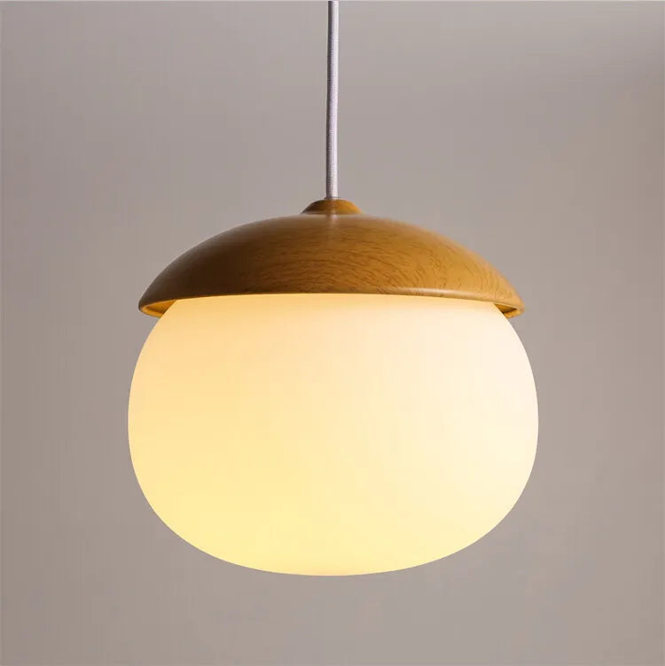 Nordic nut chandelier creative personality restaurant bar restaurant lamp glass chandelier by Zhongsan | Souqify