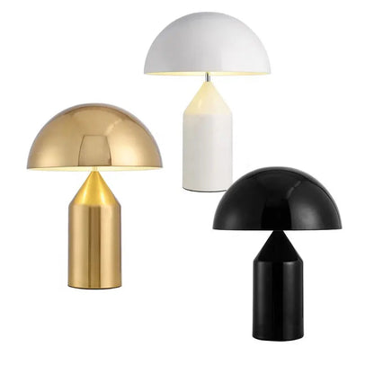 Nordic Post-Modern Metal Creative Decorative Table Lamp Study Bedside Lamp For Reading Room Bedroom Mushroom Hardware Desk Lamp by Zhongsan | Souqify