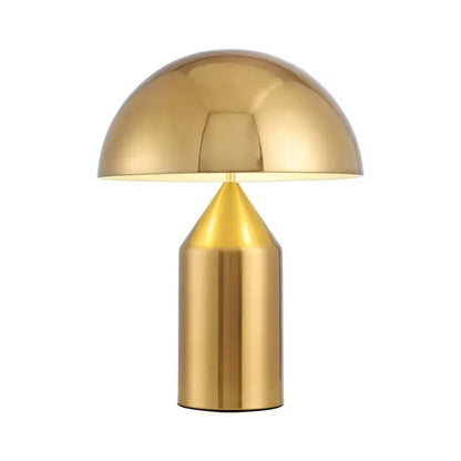 Nordic Post-Modern Metal Creative Decorative Table Lamp Study Bedside Lamp For Reading Room Bedroom Mushroom Hardware Desk Lamp by Zhongsan | Souqify