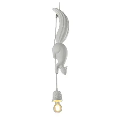 Nordic Resin Squirrel Led Pendant Lights Modern Industrial Hanging Animal Lamp for Children's Room Kitchen Loft Decor Fixtures by Zhongsan | Souqify