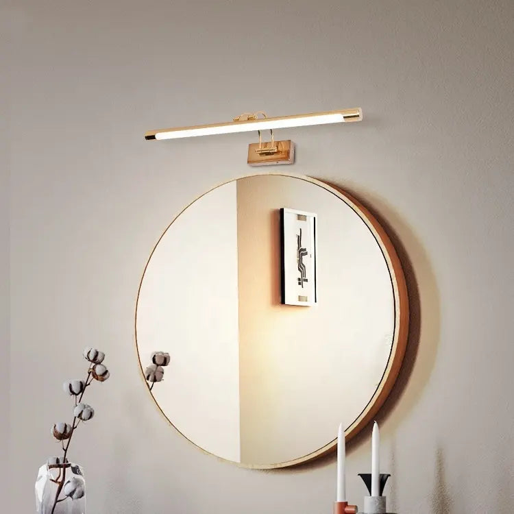 Nordic Retro Mirror LED Headlight Mirror Cabinet Bathroom Light Mirror Painting Light Vanity Wall Lamp Simple Toilet Makeup Lamp by Zhongsan | Souqify