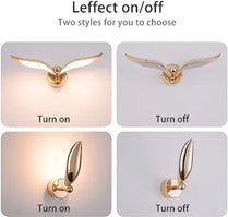 Nordic Seagull Led Wall Lamp Golden Luxury Wall Lights Indoor Lighting For Bedroom Bathroom Decor Mirrors Vanity Bedside Sconce by Zhongsan | Souqify