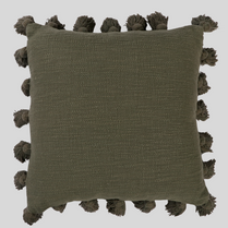 Osga Olive Green Throw Cushion 45 x 45 cm by Luv Saffron | Souqify