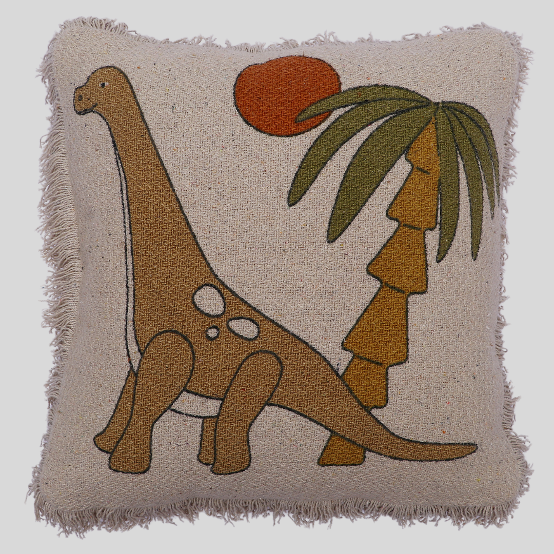 Palm Dino Throw Cushion 45 x 45 cm by Luv Saffron | Souqify