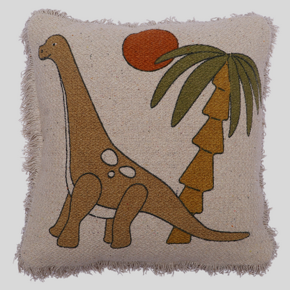 Palm Dino Throw Cushion 45 x 45 cm by Luv Saffron | Souqify