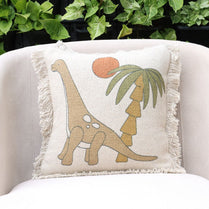 Palm Dino Throw Cushion 45 x 45 cm by Luv Saffron | Souqify