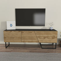 Parla TV Unit Black-Ud by DECOROTIKA | Souqify