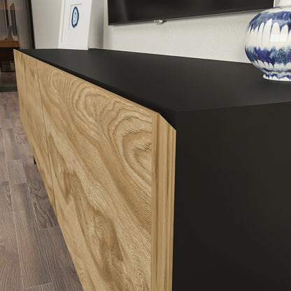 Parla TV Unit Black-Ud by DECOROTIKA | Souqify