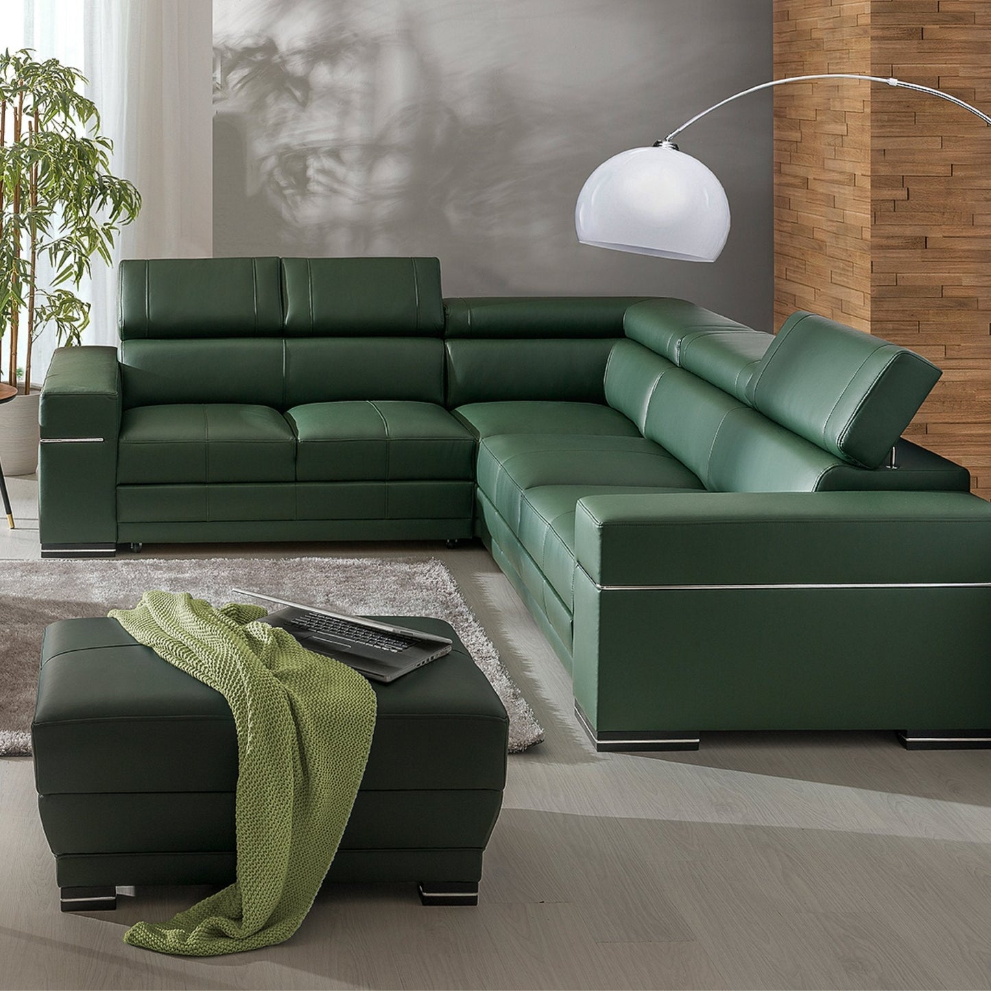 PARTY Large Modern Corner Sofa Bed | 2760mm X 2460mm | Many upholstery materials | by EWOODS | Souqify