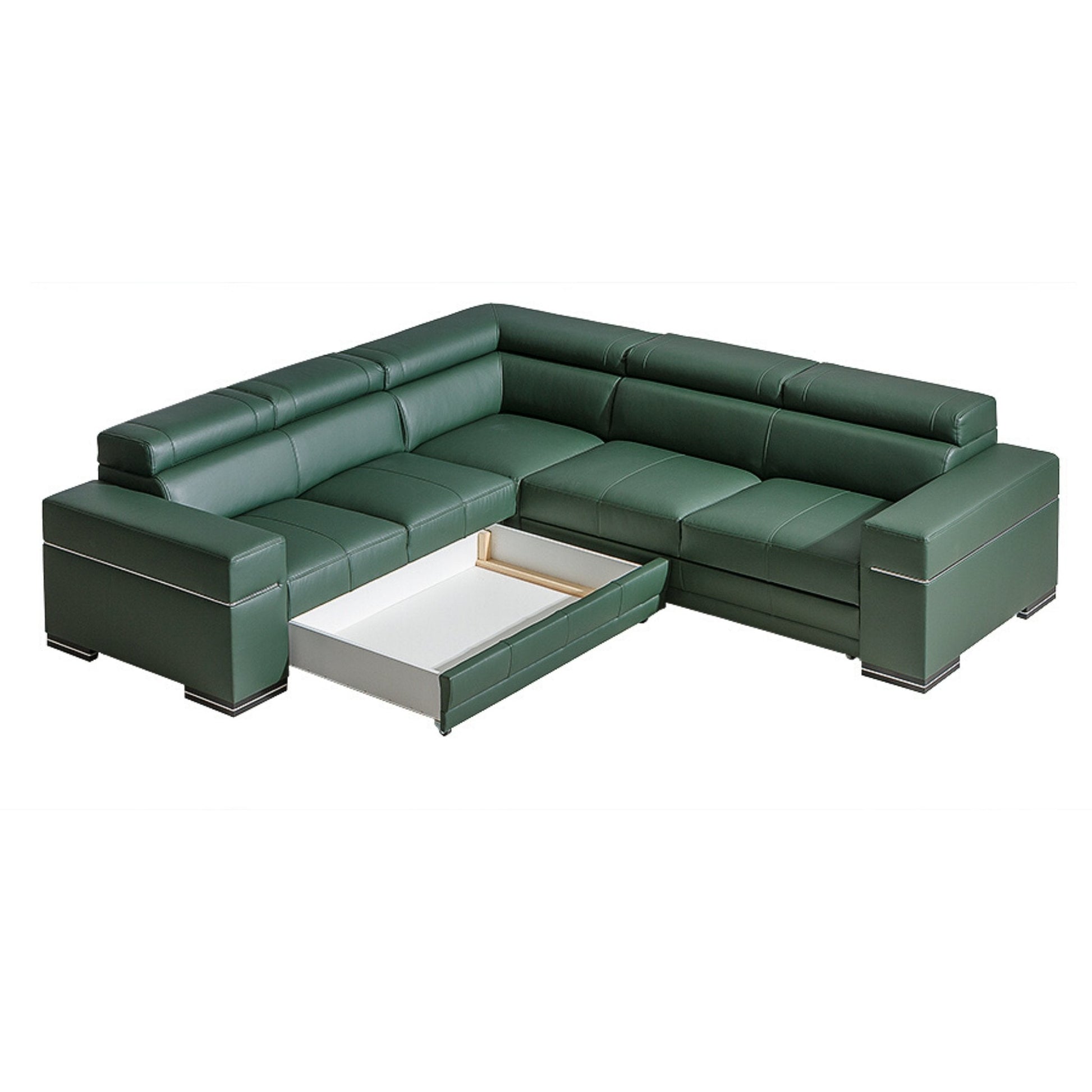 PARTY Large Modern Corner Sofa Bed | 2760mm X 2460mm | Many upholstery materials | by EWOODS | Souqify
