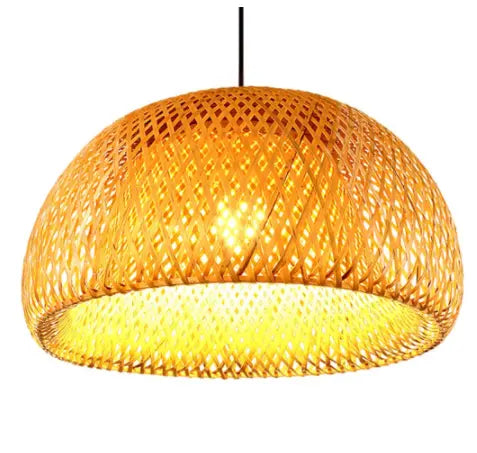 Pastoral bamboo chandelier restaurant lamp lantern by Zhongsan | Souqify