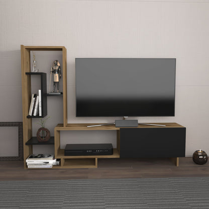 Pegai TV Unit-Black Oak by DECOROTIKA | Souqify