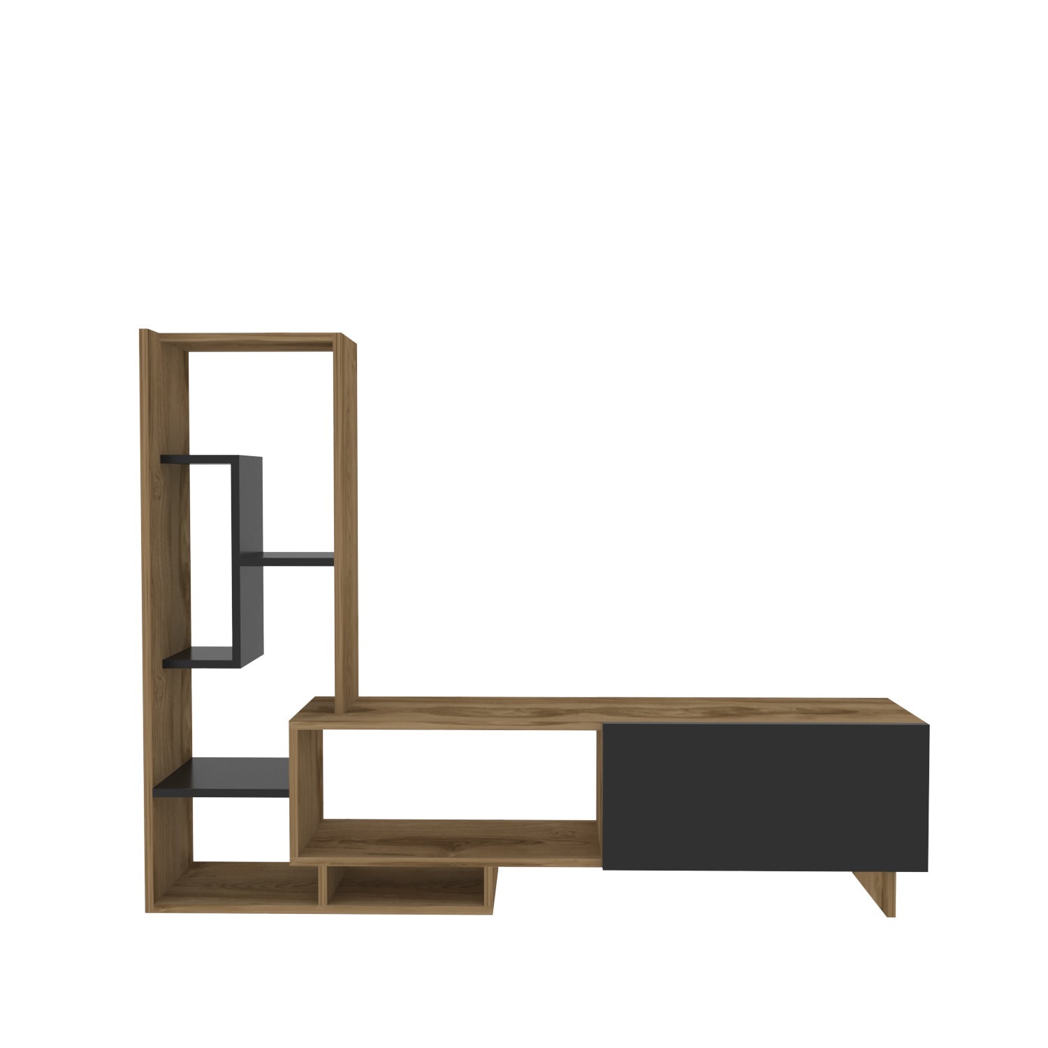 Pegai TV Unit-Black Oak by DECOROTIKA | Souqify