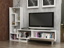 Pegai TV Unit-White by DECOROTIKA | Souqify