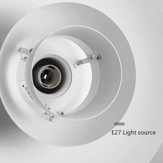 Ph3/4 Restaurant Chandeliers Designer Minimalist Pendant Lights White Bar Cafe Dining Table Bedroom Bedside Hanging Lamp LED by Zhongsan | Souqify