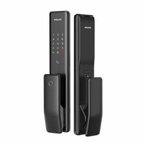 Philips EasyKey Alpha door lock with Push-Pull-Black by SHEILDIFY | Souqify